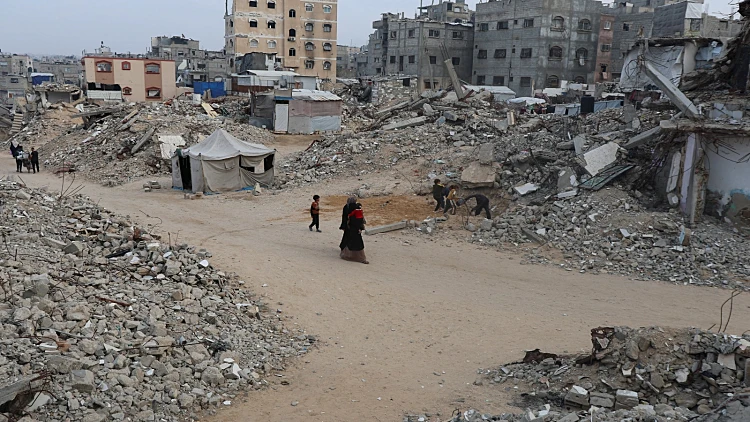 ההרס בח'אן יונס אחרי שנתיים של מלחמה