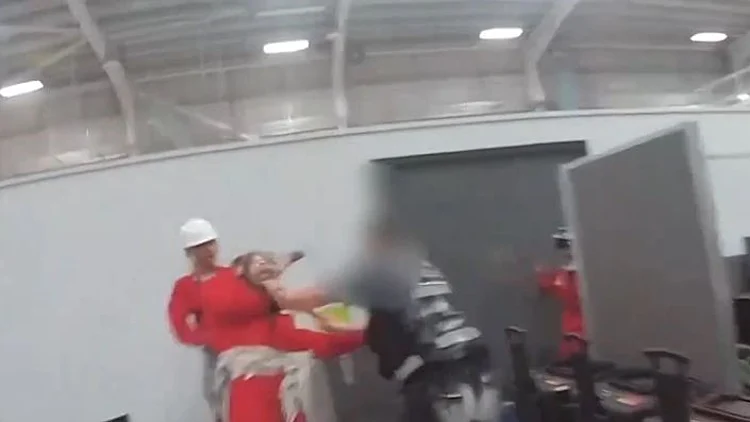 תיעוד דרמטי מהפריצה לאלביט: פרו-פלסטינים תקפו שוטרים