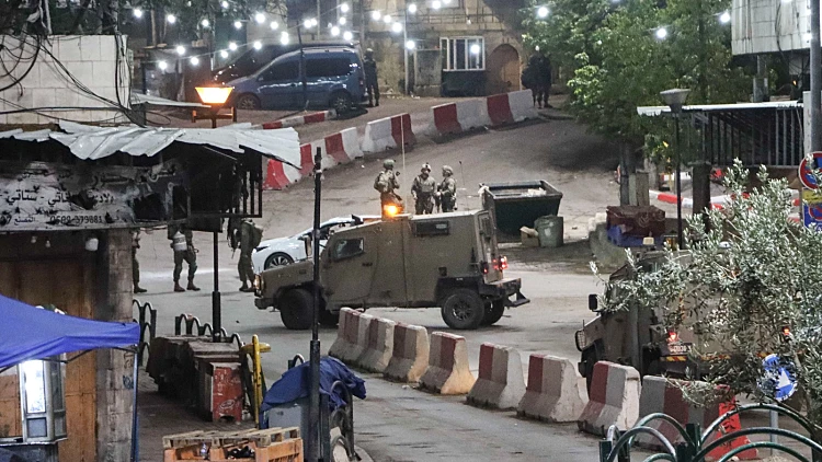 זירת ניסיון פיגוע הדריסה בחברון