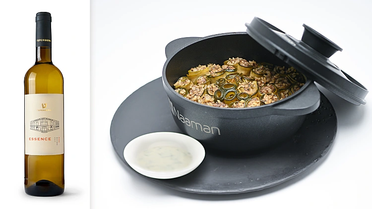 זה היין שהכי מתאים למנת הספירלות זוקיני של מיטל פרנקו