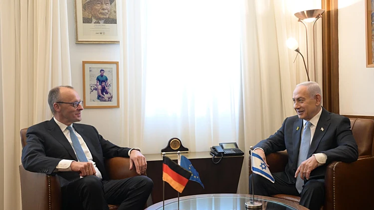 נתניהו בהצהרה לצד קנצלר גרמניה: "שלב ב' בעזה הוא הקשה ביותר"