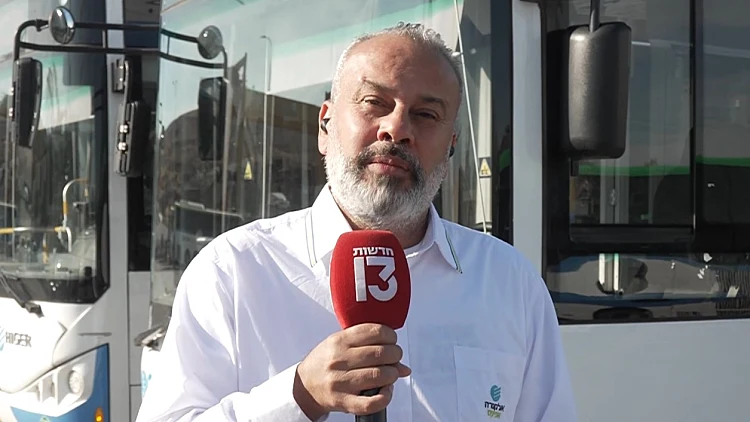 נהג האוטובוס הציל את הנוסעת משריפה: "לא חשבתי פעמיים"