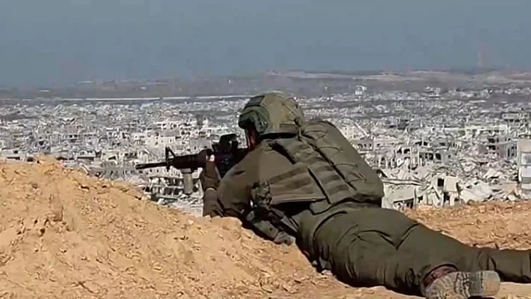 "תושבי העוטף כבר לא בני ערובה": עם הלוחמים, בלב ג'באליה