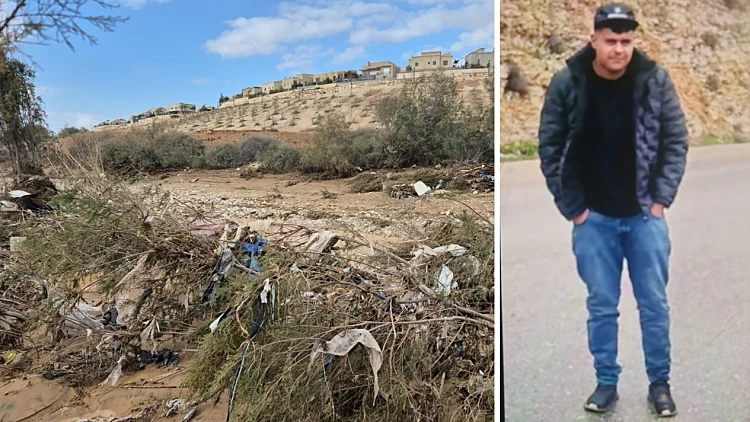 סוף טרגי: הנעדר שנסחף בנחל מיתר אותר ללא רוח חיים