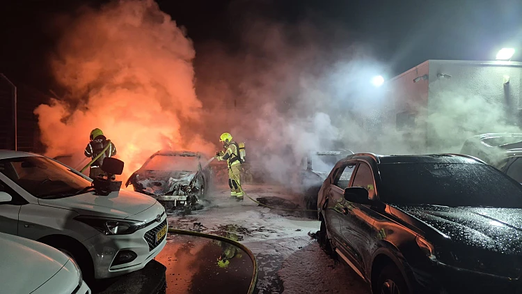 במקביל למבצע בתראבין: רכבים עלו באש בלהבים; ההערכה: תג מחיר