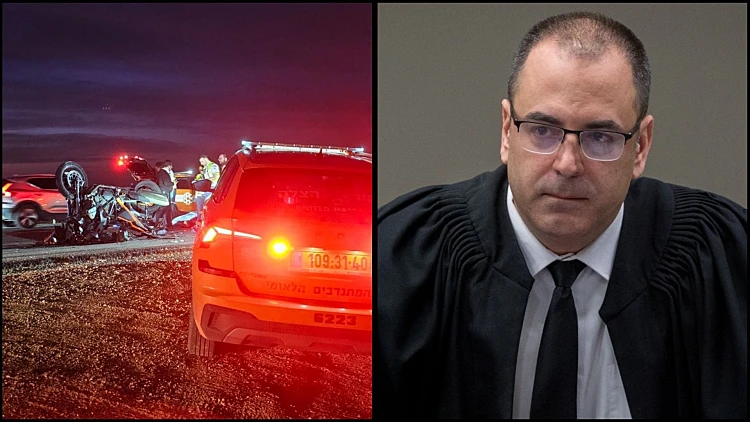 נשיא המחוזי בב"ש, השופט בני שגיא, נהרג בתאונה בכביש 6