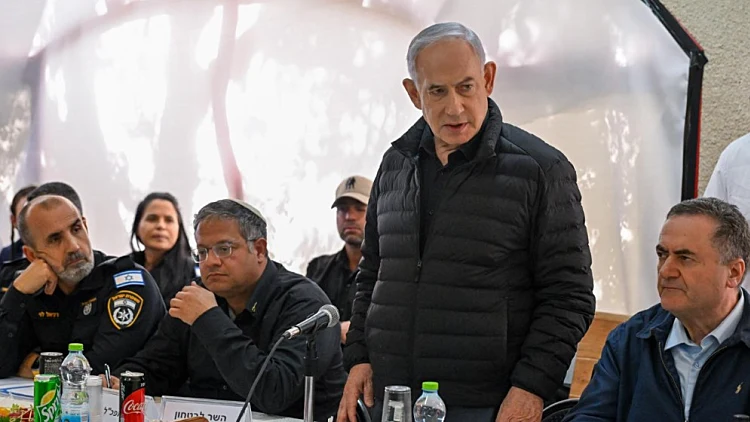 נתניהו לצד בן גביר בסיור בדרום: "הנגב משתולל, נרסן אותו"