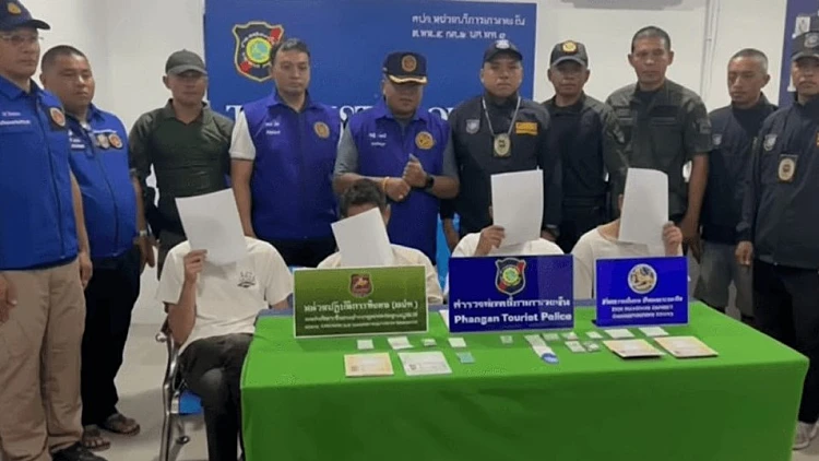 4 ישראלים שנעצרו בתאילנד