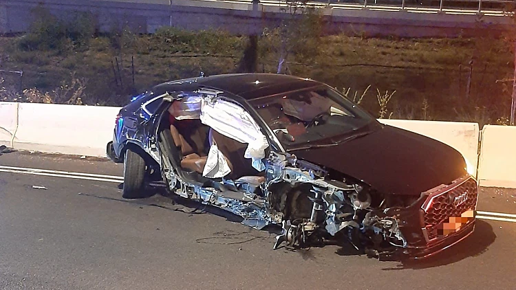 זירת תאונת הדרכים בראשון לציון