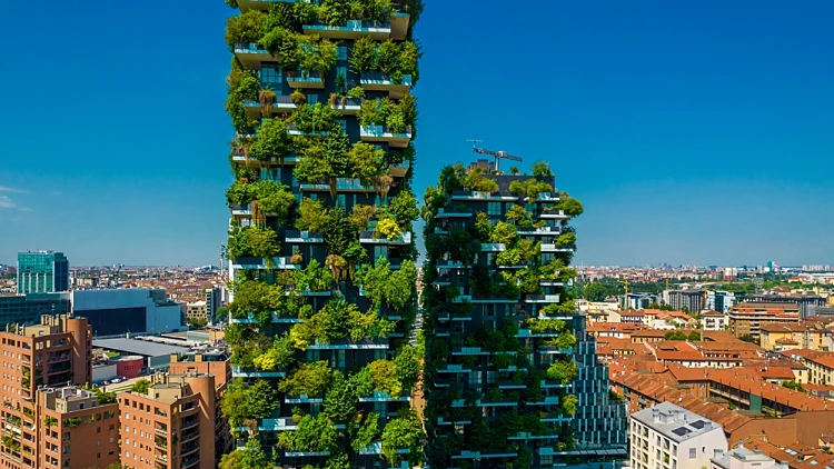 Bosco Verticale, מילאנו, איטליה