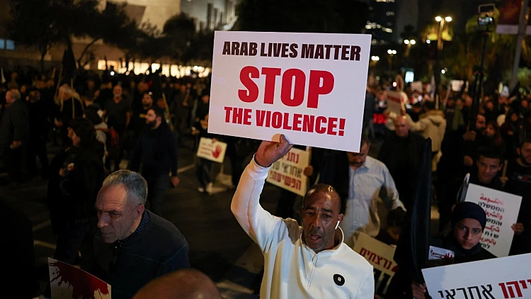 "די להפקרה": מחאת ענק בת"א נגד הפשיעה בחברה הערבית