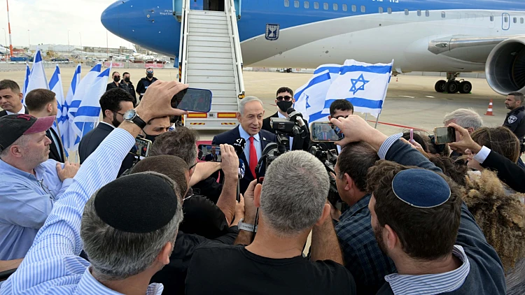 נתניהו לפני המראתו לארה"ב: "אציג לטראמפ עקרונות למו"מ עם איראן"