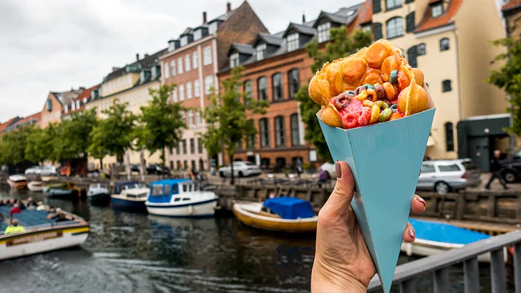 גלידה בקופנהגן בנמל