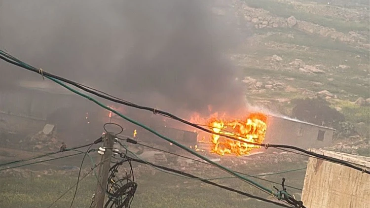 הזירה בכפר סמוע שבדרום הר חברון