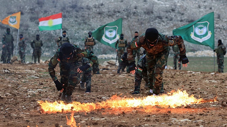 לוחמים כורדים איראנים