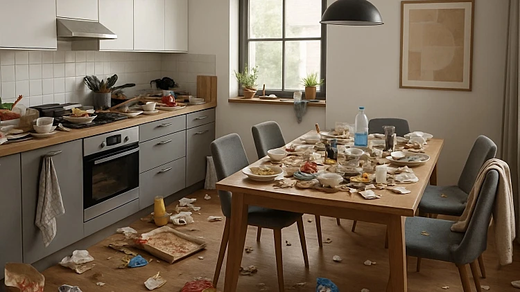 הבחינה שהמזון במטבח נעלם, התקינה מצלמה נסתרת - וזה מה שהיא גילתה