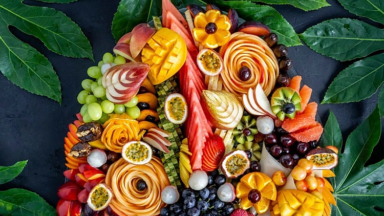 מגש פירות מעוצב