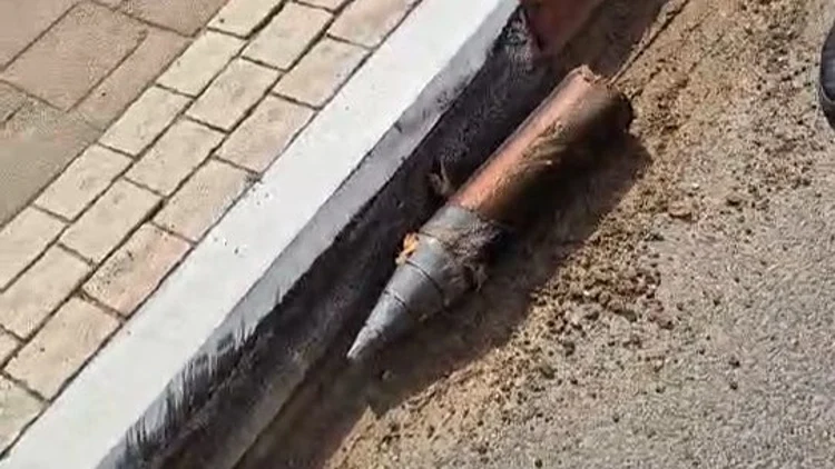 תיעוד: תושב טירה חשוד שגנב ראש נפץ של טיל איראני