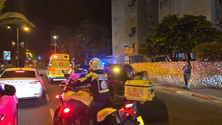 זירת הירי בתל אביב