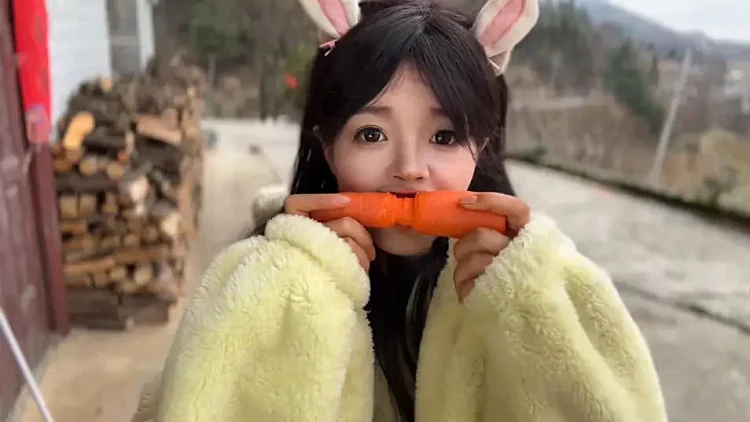 מפסלת גזרים עם השיניים בלבד - והתוצאה מדויקת להחריד