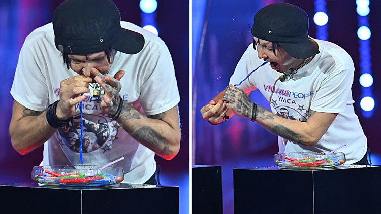 דוחף בלונים לאף: השיא המוזר שגרם לאנשים לתהות - את מי זה מרשים?