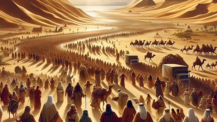 יציאת מצרים (אילוסטרציה)