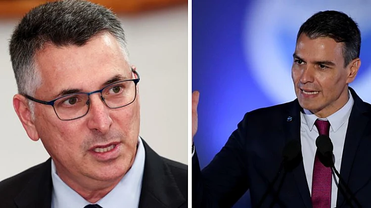 ראש ממשלת ספרד פדרו סנצ'ז ושר החוץ גדעון סער