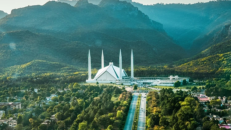 Aerial,photo,of,islamabad,,the,capital,city,of,pakistan
