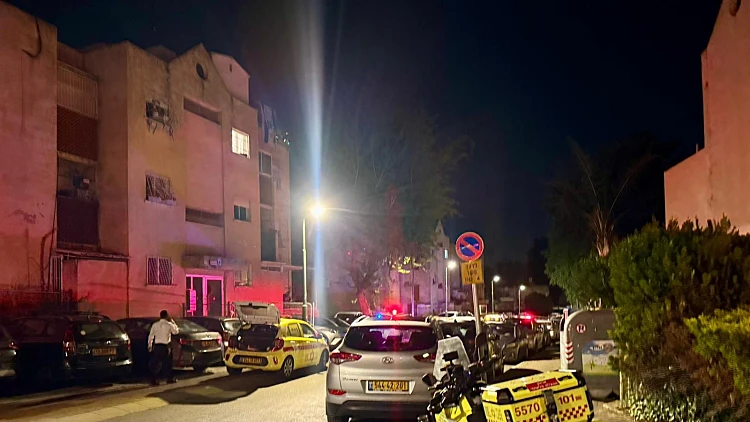 זירת הרצח בהרצליה