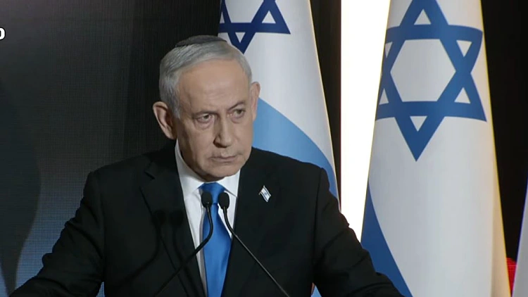 ראש הממשלה בנימין נתניהו בטקס המרכזי בהר הרצל