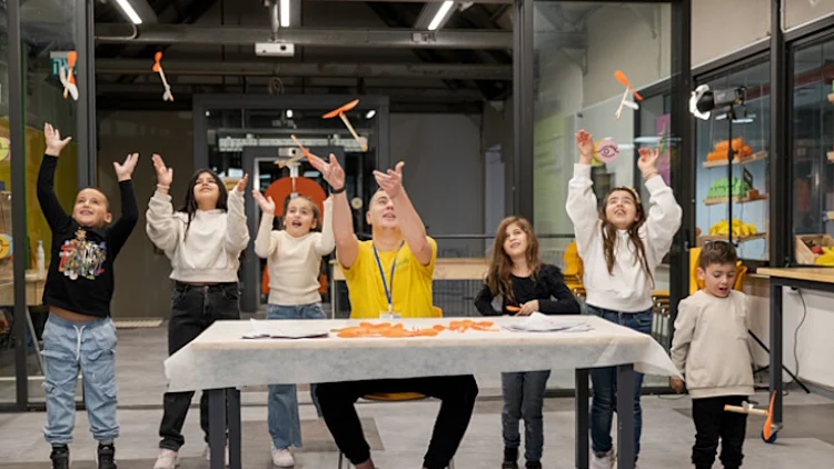 סדנאת מכונה מעופפת מוזיאון המדע ירושלים