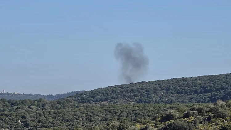 כטב"ם נפל בגליל המערבי, רכב עלה באש; צה"ל תוקף בלבנון