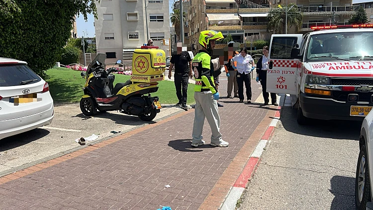 תאונת דרכים בקריית מוצקין בין רוכב טרקטורון לשתי הולכות רגל