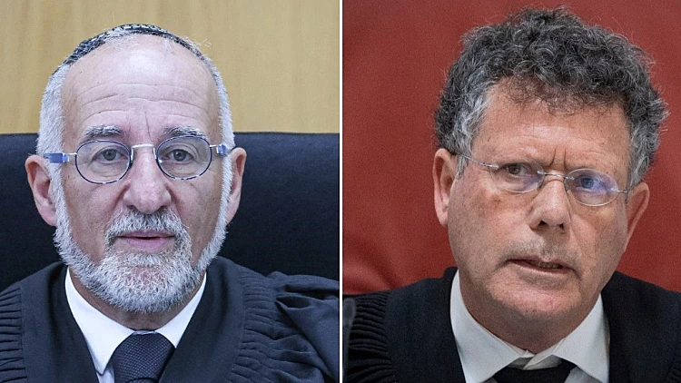 נשיא העליון יצחק עמית ונציב תלונות הציבור על שופטים, אשר קולה