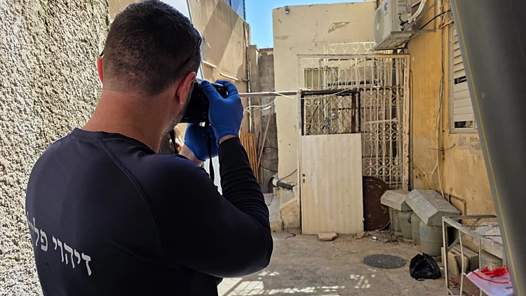זירת החשד לרצח האישה בחיפה