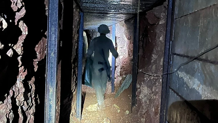 כטב"מים וטילים במנהרת חיזבאללה: תיעוד מיוחד מעומק לבנון