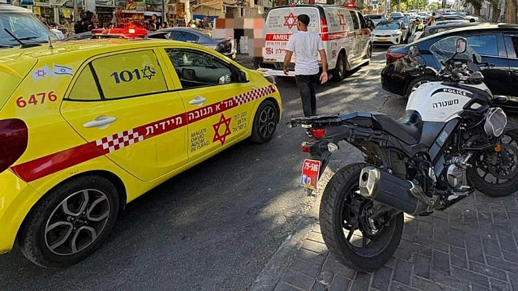 הזירה שבה נפלה ילדה מגובה בחולון