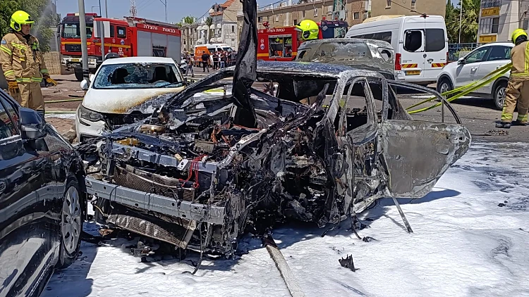 חשד לחיסול: גבר נהרג בפיצוץ רכב בקריית גת