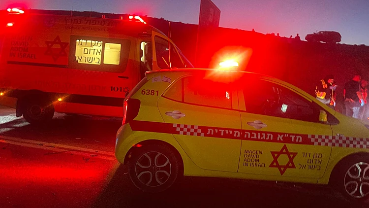 זירת התאונה בנגב