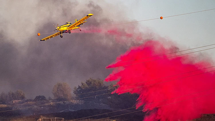 שריפת הענק בשומרון: שני פלסטינים נעצרו בחשד להצתה