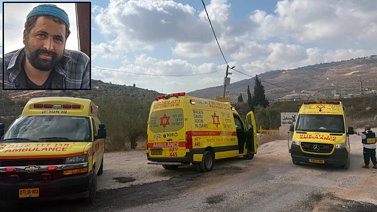 "פלסטינים חטפו נשק וביצעו ירי": נרצח ושני פצועים בפיגוע בשומרון