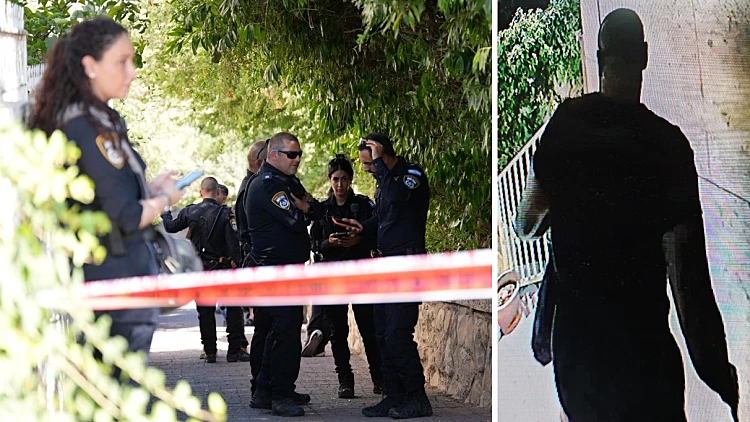 תיעוד החשוד ברצח העובד הזר בירושלים נמלט מהזירה