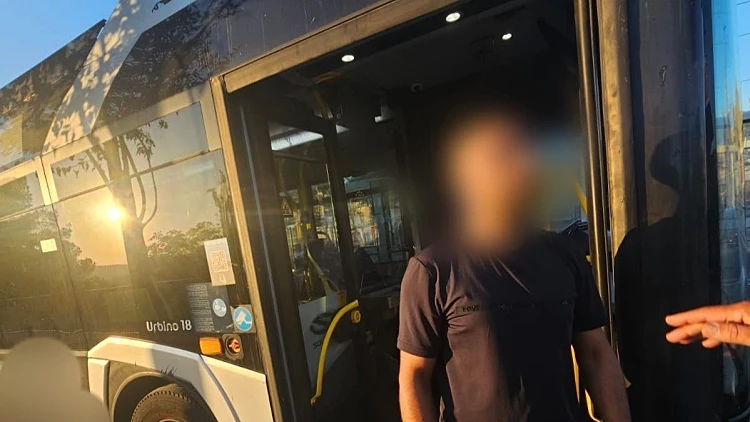 ירושלים, נהג האוטובוס שנתפס נוהג תחת השפעת סמים