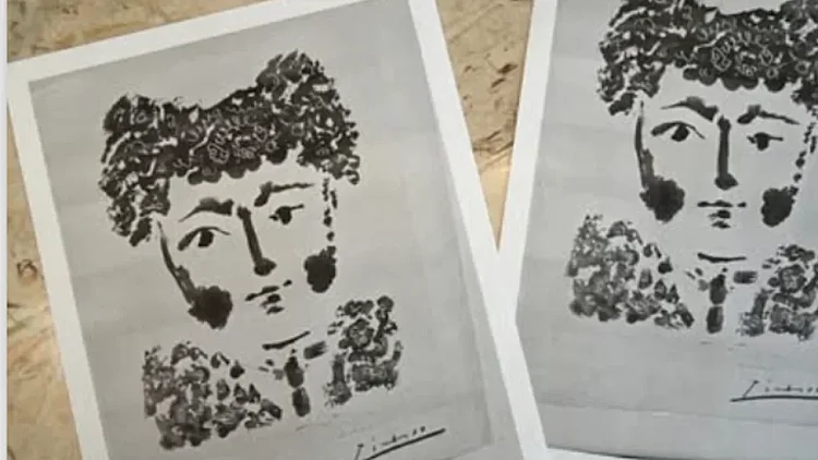 מצא אוצר על הקיר: יצירת פיקאסו גנובה התגלתה במקרה