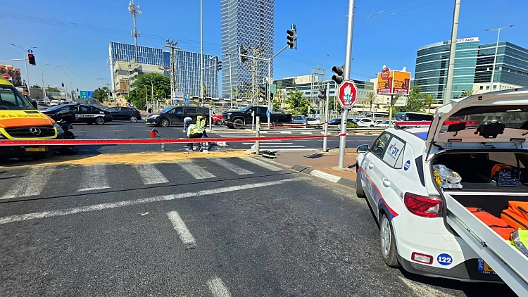תיעוד הזירה בכפר סבא
