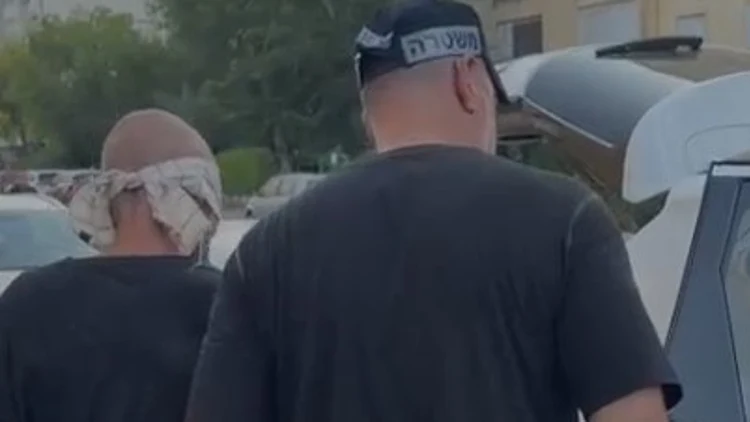 תיעוד מעצר החשוד ברצח