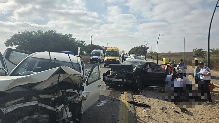 תאונת הדרכים סמוך למושב פדויים בנגב