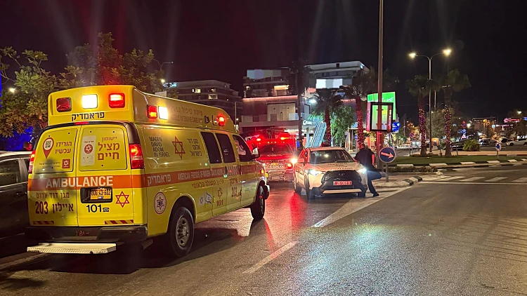 זירת השריפה בראשון לציון