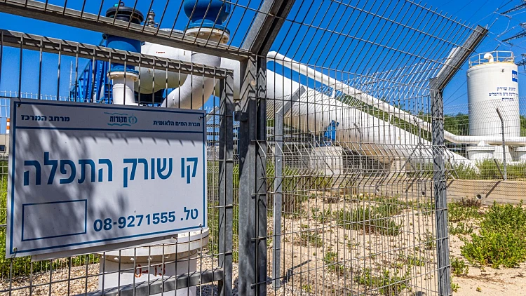 לאחר שערכי הזיהום עלו מחדש: אחד ממתקני ההתפלה שוב הושבת