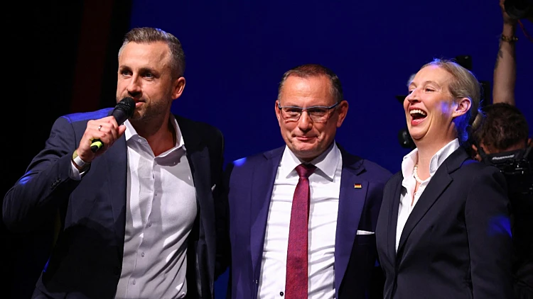מנהיגי מפלגת הימין הקיצוני AfD בגרמניה